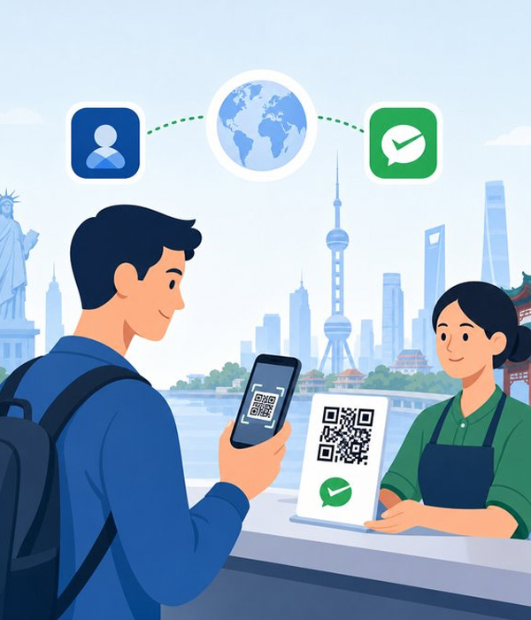 WeChat Pay y PayPal unen billeteras para ofrecer pagos instantáneos con código QR a visitantes extranjeros en China.